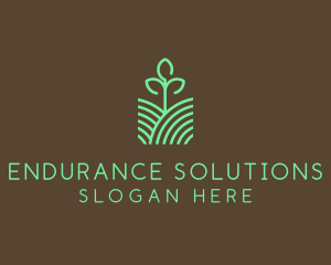 Agriculture Seedling Plant logo design