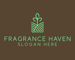 Agriculture Seedling Plant logo design