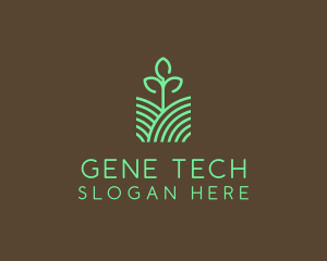 Agriculture Seedling Plant logo design