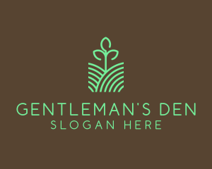 Agriculture Seedling Plant logo design