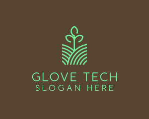 Agriculture Seedling Plant logo design