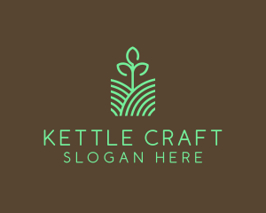 Agriculture Seedling Plant logo design