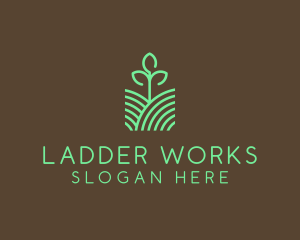 Agriculture Seedling Plant logo design