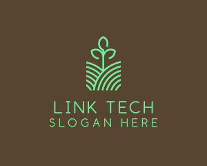 Agriculture Seedling Plant logo design