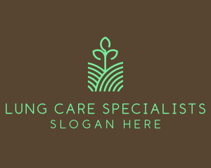 Agriculture Seedling Plant logo design