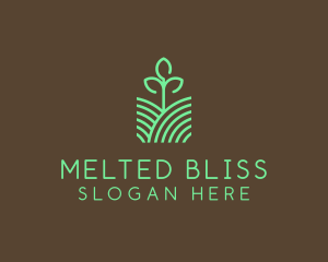 Agriculture Seedling Plant logo design