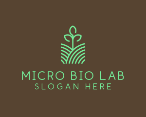 Agriculture Seedling Plant logo design