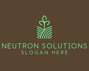 Agriculture Seedling Plant logo design