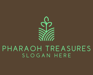 Agriculture Seedling Plant logo design