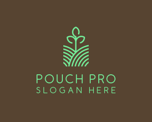 Agriculture Seedling Plant logo design