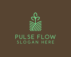 Agriculture Seedling Plant logo design