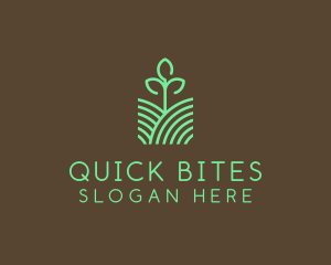 Agriculture Seedling Plant logo design