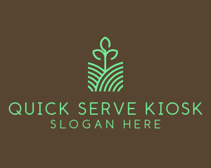 Agriculture Seedling Plant logo design