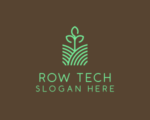 Agriculture Seedling Plant logo design