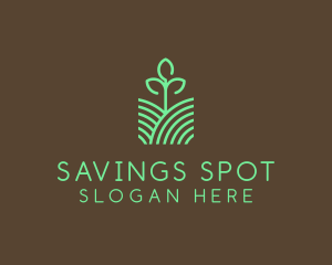 Agriculture Seedling Plant logo design