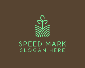 Agriculture Seedling Plant logo design