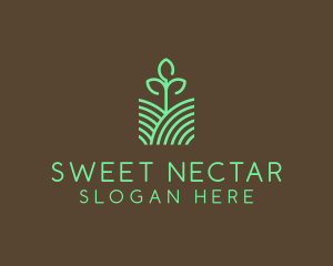 Agriculture Seedling Plant logo design