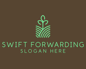 Agriculture Seedling Plant logo design