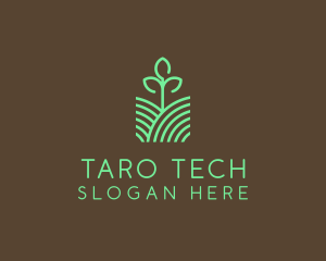 Agriculture Seedling Plant logo design