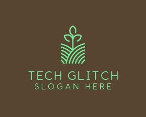 Agriculture Seedling Plant logo design