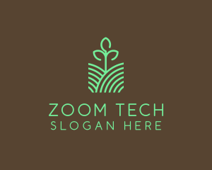 Agriculture Seedling Plant logo design