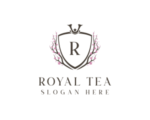 Royal Flower Crest logo design