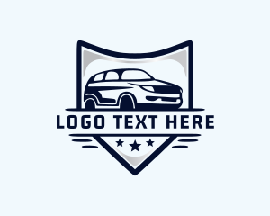 Road Trip - Shield Automotive Car logo design
