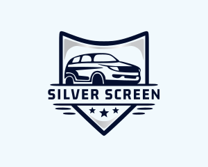 Road Trip - Shield Automotive Car logo design