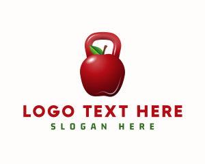 Dietician - Apple Kettle Bell Fitness logo design