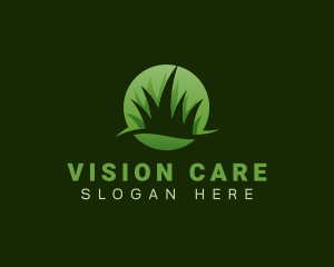 Environment - Grass Yard Lawn logo design