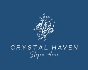 Sparkling Crystal Gem  logo design