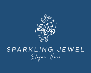 Sparkling Crystal Gem  logo design