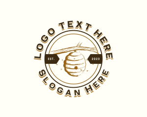 Insect - Beehive Honey Apiary logo design