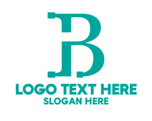 Teal - Modern Teal B logo design