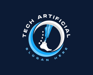 Artificial - Prosthetic Leg Therapy logo design