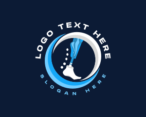 Artificial - Prosthetic Leg Therapy logo design