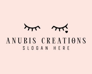 Feminine Eyelash Beauty  logo design