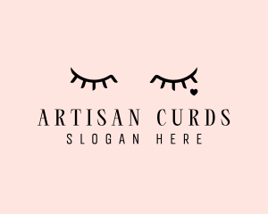 Feminine Eyelash Beauty  logo design