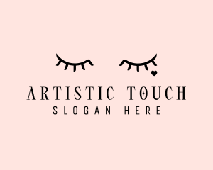 Feminine Eyelash Beauty  logo design