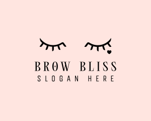 Feminine Eyelash Beauty  logo design