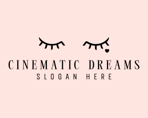 Feminine Eyelash Beauty  logo design