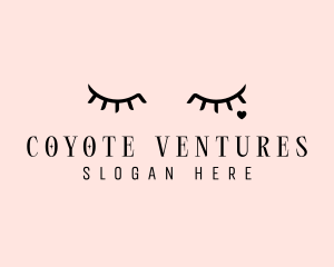 Feminine Eyelash Beauty  logo design