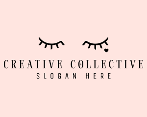 Feminine Eyelash Beauty  logo design