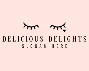 Feminine Eyelash Beauty  logo design