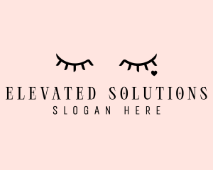 Feminine Eyelash Beauty  logo design