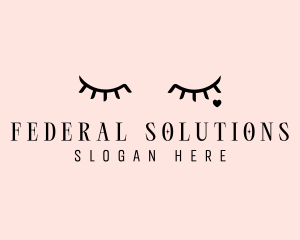 Feminine Eyelash Beauty  logo design