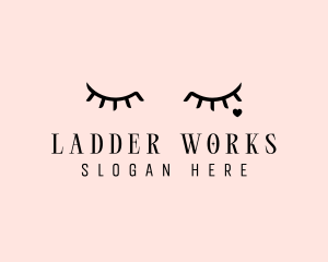 Feminine Eyelash Beauty  logo design