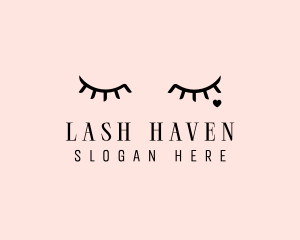 Feminine Eyelash Beauty  logo design