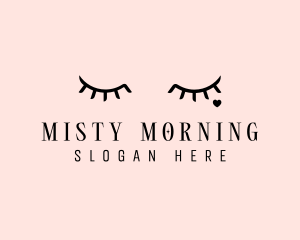 Feminine Eyelash Beauty  logo design