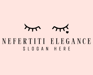 Feminine Eyelash Beauty  logo design